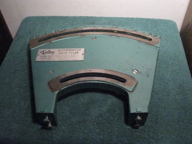 Foley Belsaw 387 Automatic Saw Filer Quadrant Base  