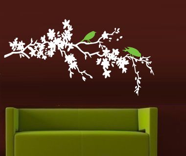 Wall Decor Decal Sticker Removable Vinyl tree branch 02  