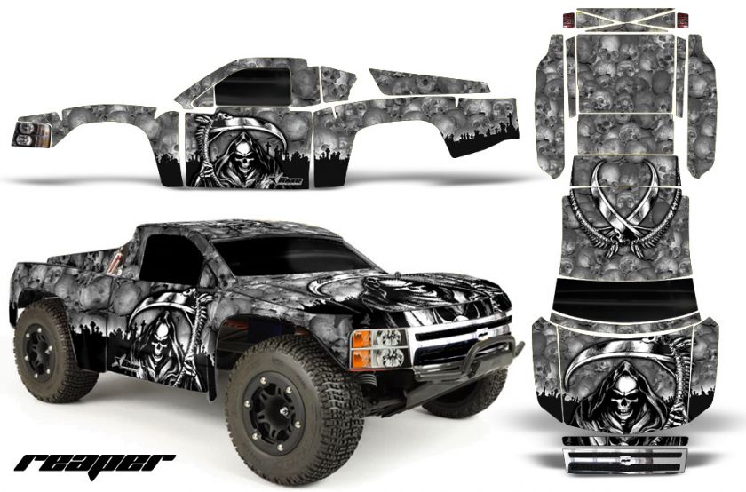 AMR RACING RC GRAPHIC DECAL KIT UPGRADE PROLINE CHEVY SILVERADO BODY 