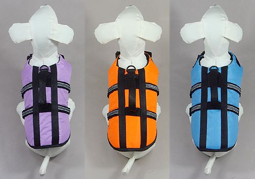 New Pet Color Saver PFD Dog Life Vest Flotation Jacket  