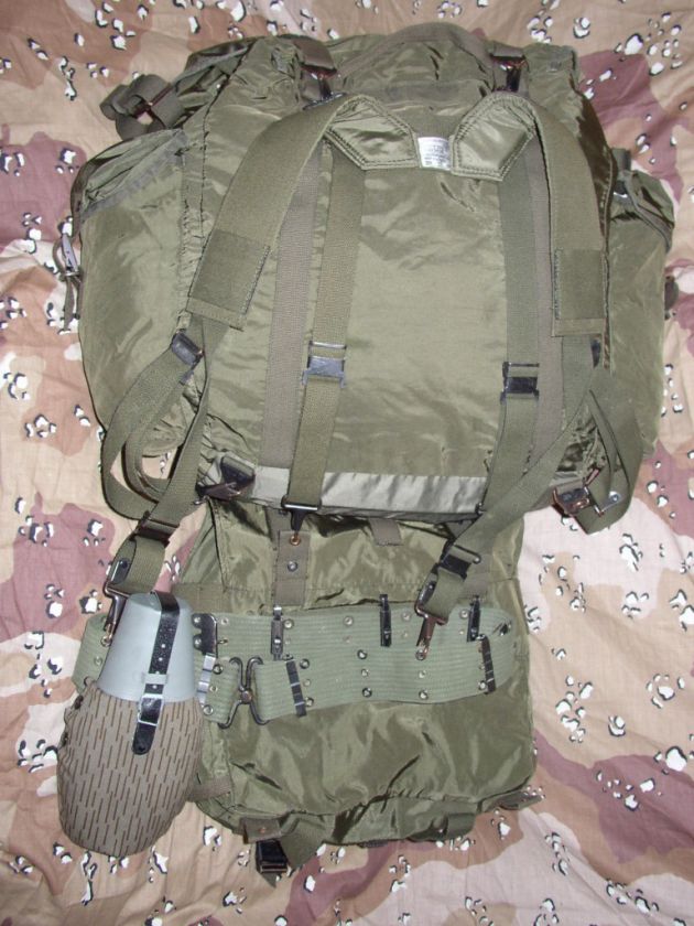 MILITARY SURPLUS BACKPACK PLUS EXTRAS austrian alice EXCELLENT 