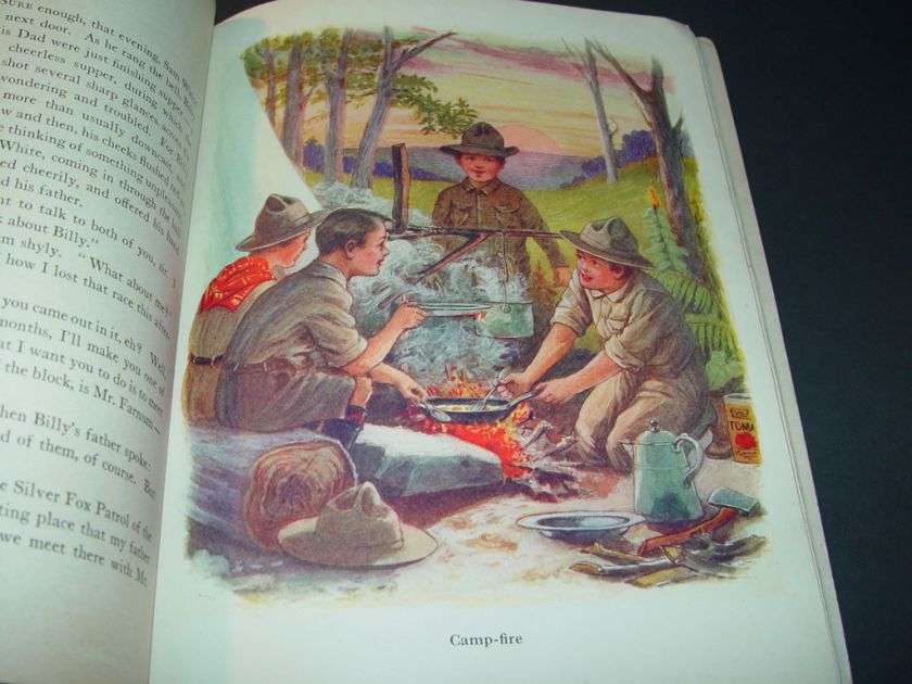 Old Vintage 1916 Billy Boy Scout Book by Gilly Bear American Boy 