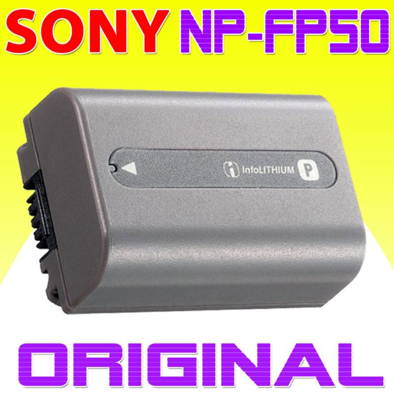 Original Sony NP FP50 NPFP50 Battery for DCR HC20, HC30  