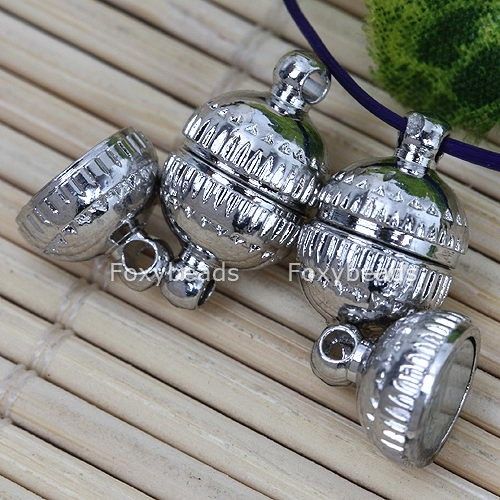 8mm Strong Magnetic Jewelry Clasps Findings Bead 20Sets  