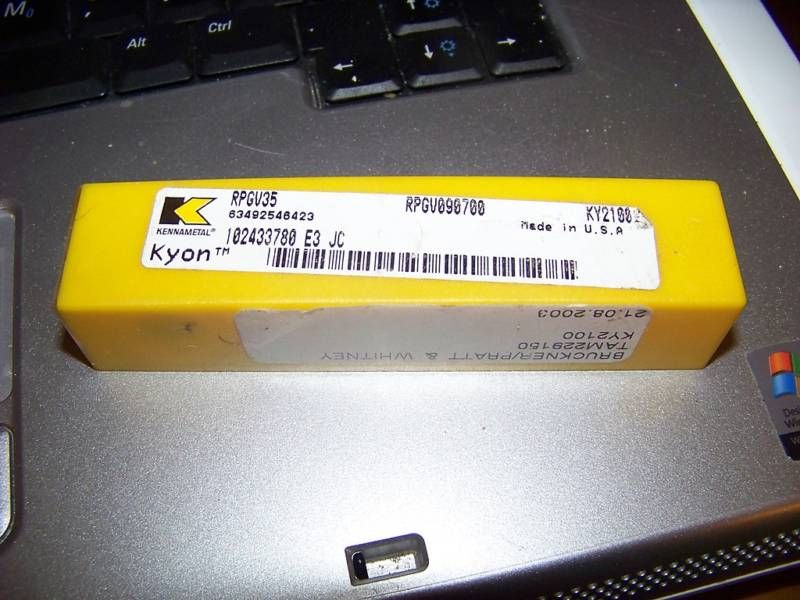 KENNAMETAL CERAMIC INSERTS RPGV35 KY2100 KYON 10 PACK  