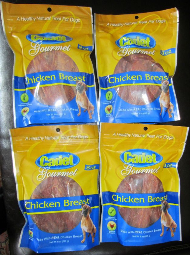 Lbs. CADET CHICKEN BREASTS JERKY Natural Dog Treats 768303074936 