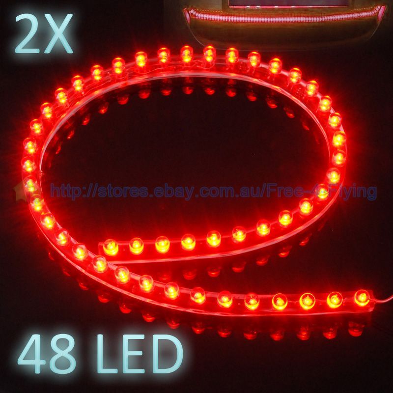 24 PVC LED Bulb Flexible Car Motorbike Light Strip 12V  