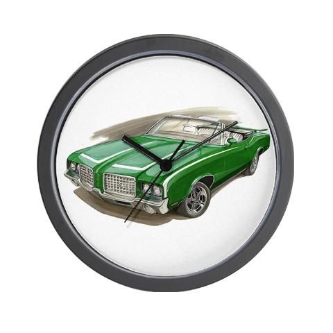 Oldsmobile Wall Clock   choose from 16   1/18 Diorama  