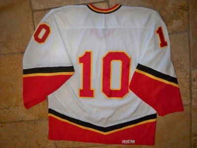 TULSA HOCKEY JERSEY 10 SEWN CCM Large  