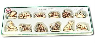 Chinese 12 Zodiac Statues Set 16839  