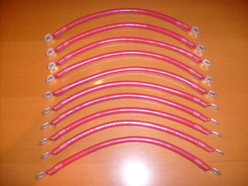 Club Car Golf Cart Battery Cables 4 Ga 36V Red  