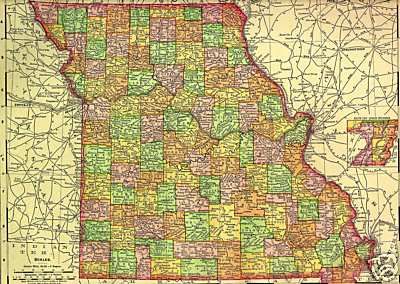 1921 History & Genealogy of HARRISON County Missouri MO  