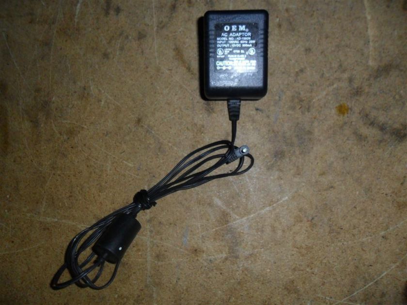 OEM AC Adaptor Power Supply Model AD 1590N 15V 900mA  