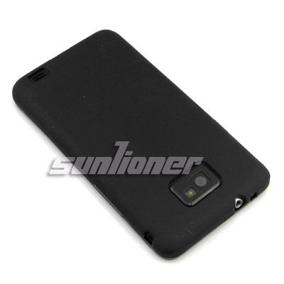 matte surface TPU Case Skin Cover for Samsung Galaxy S2,S ii,i9100+LCD 