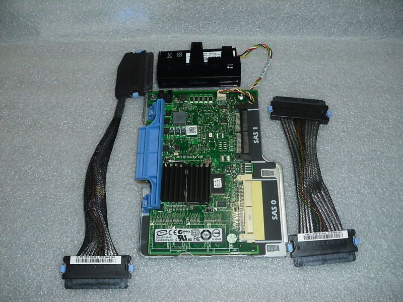 DELL PERC 6I SAS SATA RAID CONTROLLER WY335 H726F BBU  