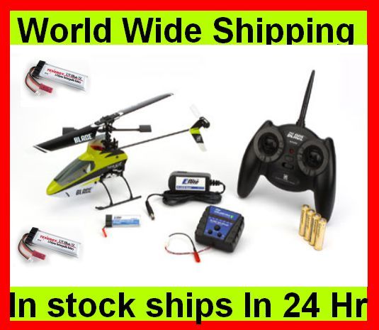 FLITE BLADE 120 SR RTF HELICOPTER W/ 2.4GHZ RADIO 3X BATTERY  