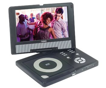 Naxa NPD 950 9 TFT LCD Swivel Portable DVD Player 999998343292  