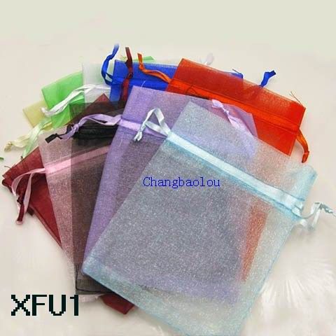 50pcs LARGE SIZE Mixed Organza wedding jewelry favor gift pouch bags 3 