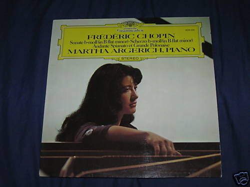 CHOPIN Sonata #2 MARTHA ARGERICH GERMAN DG NM   