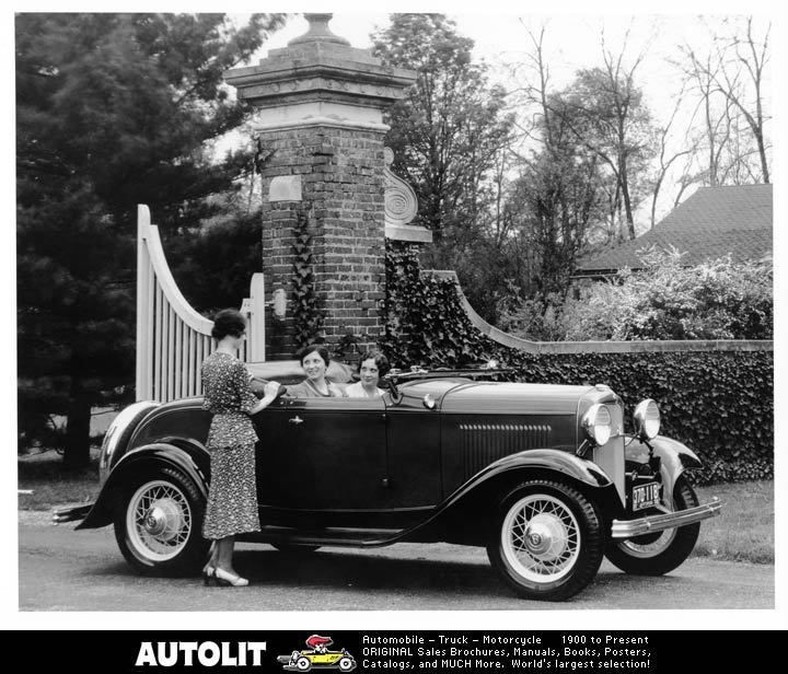 1932 Ford Roadster Factory Photo  