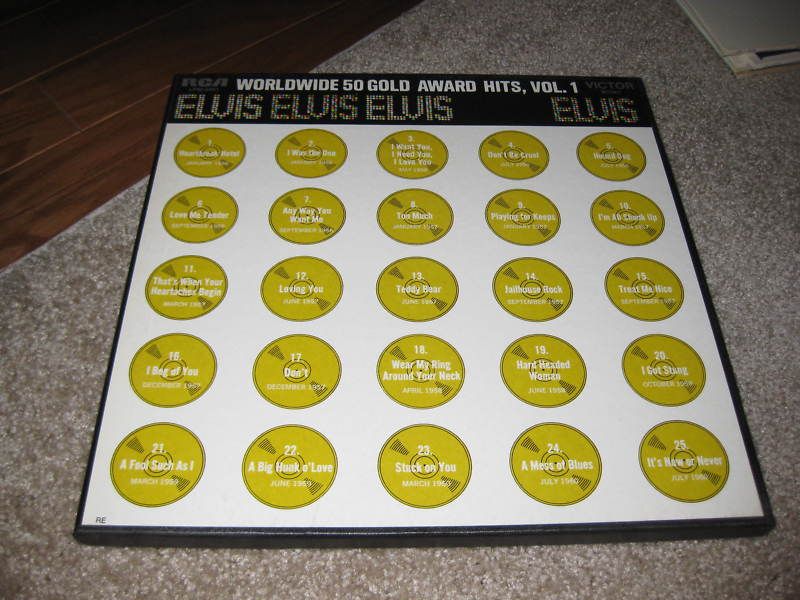 Elvis Presley; Elvis Worldwide 50 Gold Awards Hits V1  