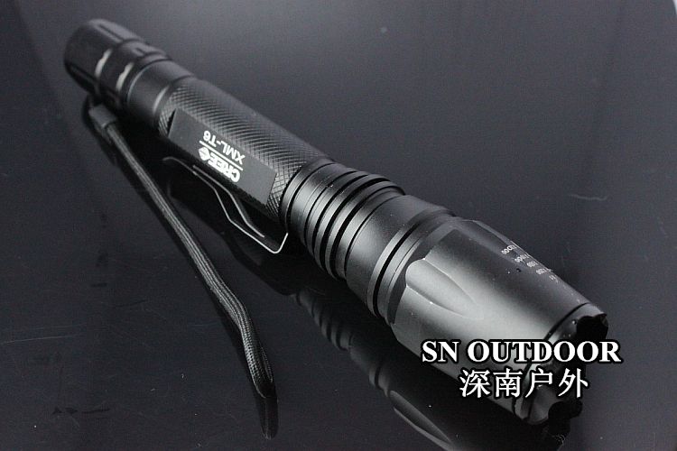 1600 Lm CREE XML T6 LED Rechargeable Zoomable Flashlight Torch+ 