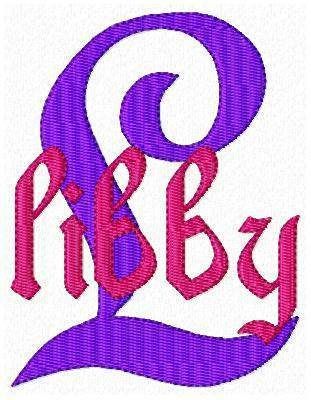 Machine Embroidery Alphabet Font Monogram #093   4 Size  