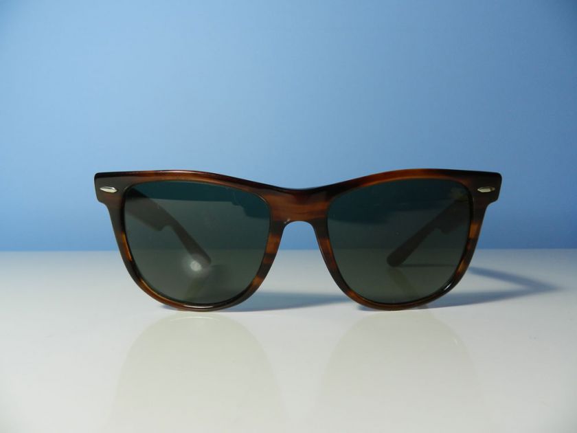 Original vtg Ray Ban Tortoise Wayfarer II BL sunglasses RayBan Made in 