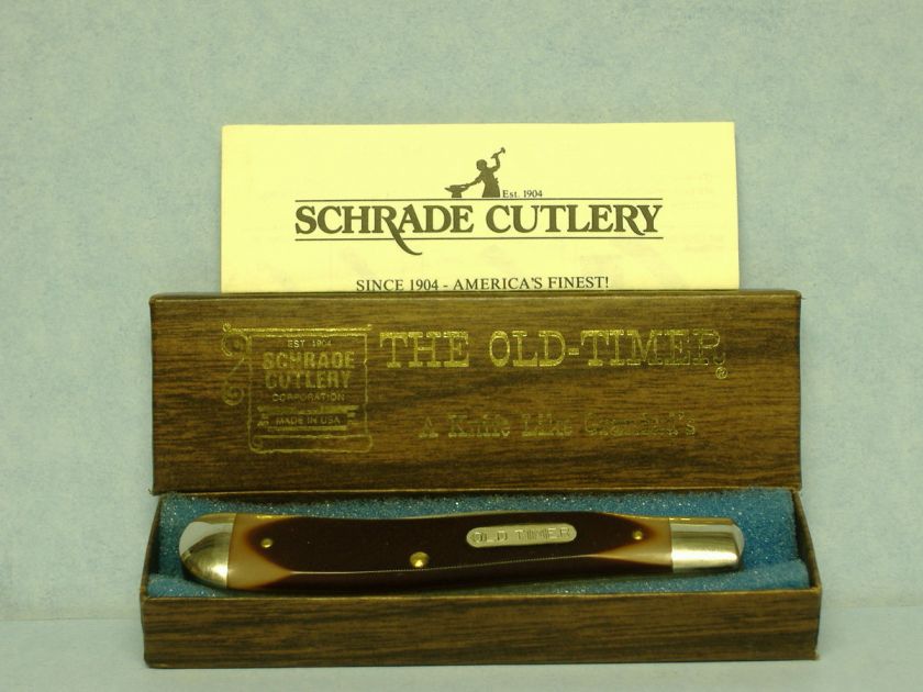 SCHRADE OLDTIMER # 940T 2 BLADE FULL SIZE TRAPPER USA. NIB L@@K  