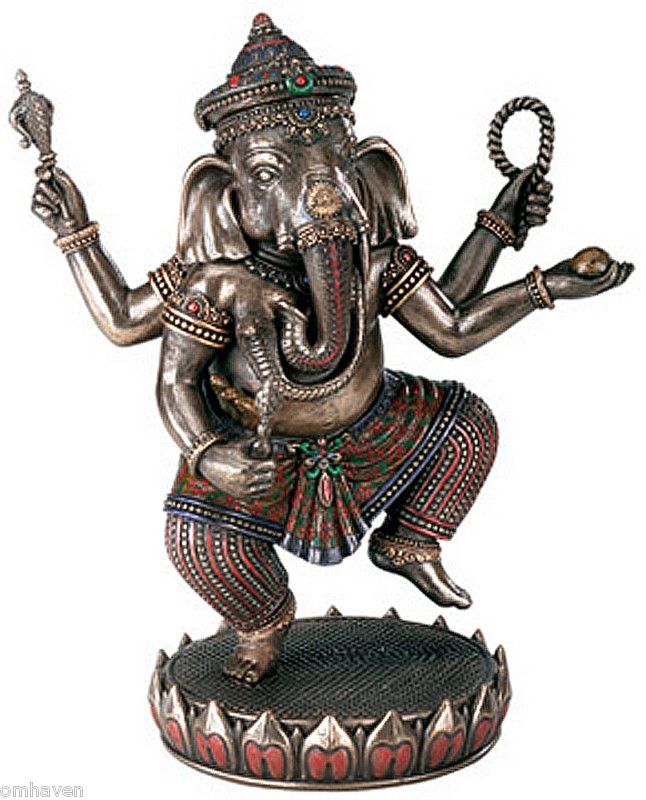 Lord Ganesh Ganesha Hindu Elephant Deity God of Fortune Success on 