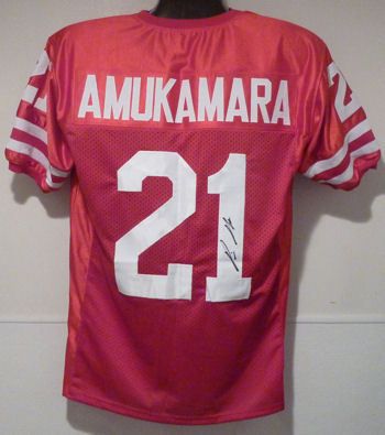 PRINCE AMUKAMARA AUTOGRAPHED NEBRASKA CORNHUSKER JERSEY  