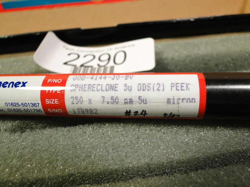 Phenomenex ODS(2) (PREP) /PEEK Sphereclone 5u HPLC Column for sale at 