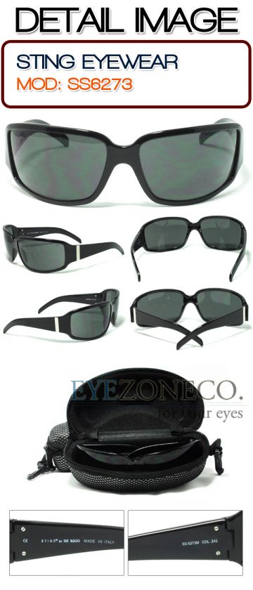 EyezoneCo] STING Shield Sunglasses BLACK SS6273 Z42  