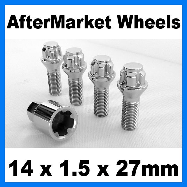 VW Golf GTI Phaeton Rabbit Tiguan Wheel Locks Lug Bolts  