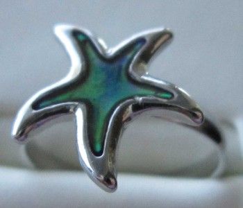 Stylish STAR / STARFISH Swirl MOOD RING   Brand New Beautiful  