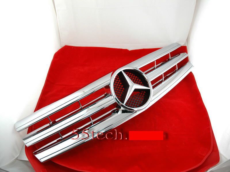 Mercedes R129 SL320 SL500 Grille Grill 91~02 ALL CHROME  