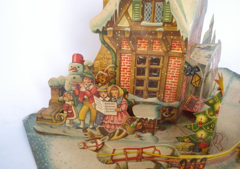 VINTAGE CHRISTMAS CHILD POP UP BOOK KUBASTA  