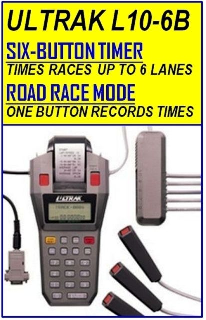 Six Lane ULTRAK L10 6B Timer w/ Printer, Computer Interface and 6 Lane 