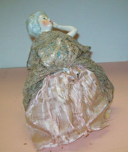 ANTIQUE Half DOLL Germany LADY Emma HAMILTON 15542 Tea  