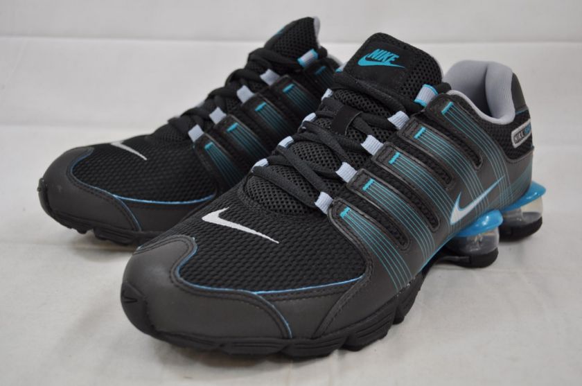  NIKE AIR SHOX NZ 2.0 409780 003 BLACK STEALTH GREY GLASS BLUE WOMEN 