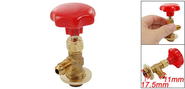 R134a Refrigerant Threaded Can Tap Valve Bottle Opener  