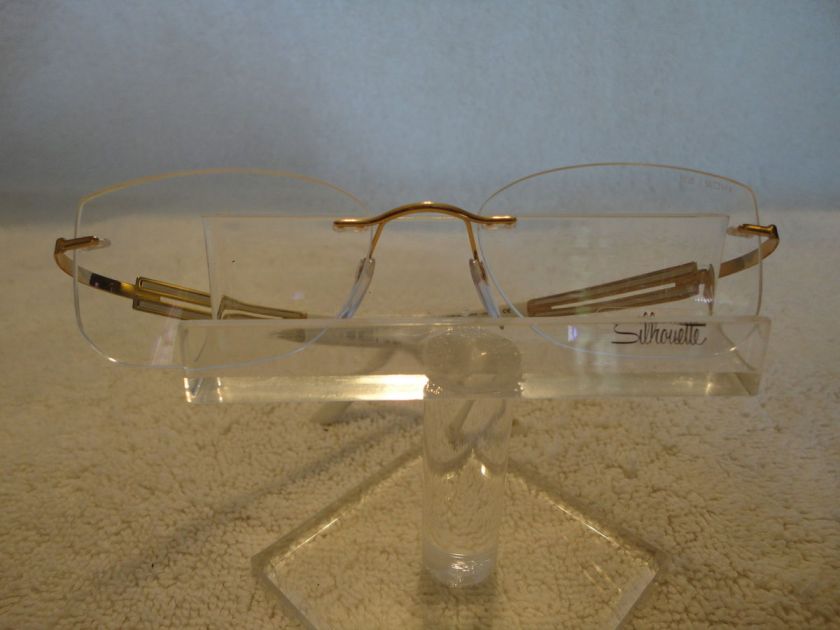 Silhouette Metal Look 7671in Shimmering Alabaster (6053) Eyeglass 