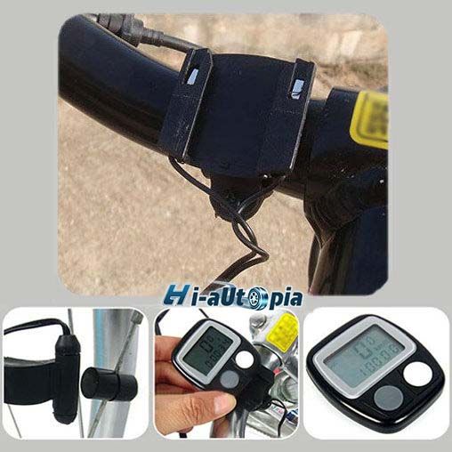 Bike Bicycle Cycling LCD Computer Odometer Speedometer  