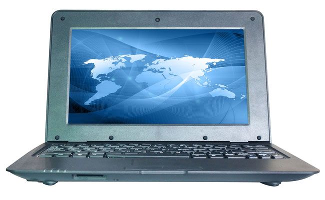 10 Google Android 2.2 Netbook Laptop 3G WIFI 4GB EPC 1026D_Black 