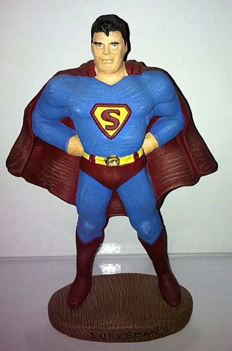 SYROCO PAINTED SUPERMAN STATUE 1942 CUSTOM Replica Professionally 