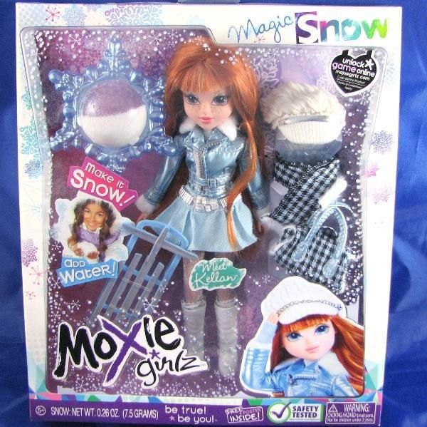 Moxie Girlz KELLAN Magic Snow Doll New Red Hair  