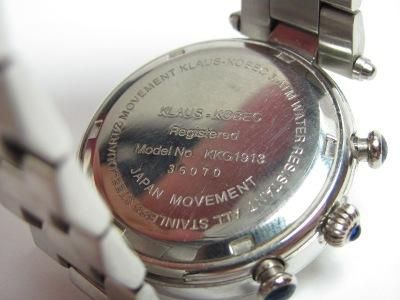 Reloj 5700 de acero inoxidable de Klaus Kobec KKG1913 de hombres