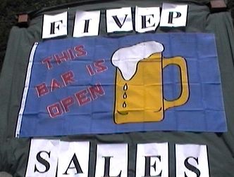 NEW 3X5 THIS BAR IS OPEN PARTY FLAG BANNER BEER FLAGS  