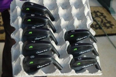 RARE MIZUNO FORGED MP 29 3 PW (HEADS ONLY) BLACK OXIDE REFINISHED 9.9 