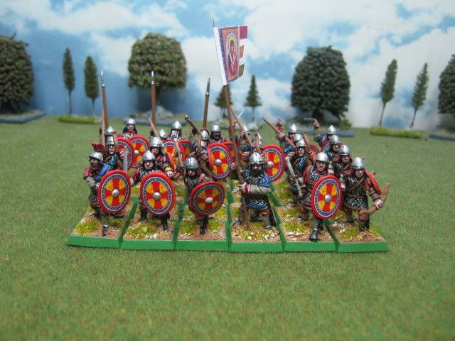 28mm DPS painted WAB Byzantine Kontaratoi Quilt GBBZ006  